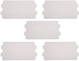 PIQIUQIU 5 Unids Microondas Horno Hoja De Placa De Mica Microondas Guía De Onda Reemplazo...