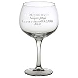 Copa de gintonic PERSONALIZADA con el texto que quieras