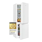 Exquisit Frigorífico Combi KGC231-60-010E Blanco, 143.5 x 49 cm, Clase E
