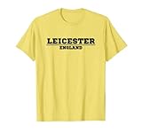 Leicester Inglaterra Vintage Leicester Camiseta