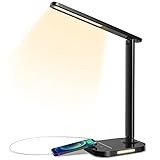 Docusvect Lámpara de Escritorio Led, Lámparas de Mesa de Luz Nocturna, Lámpara de...