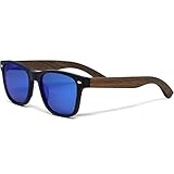 Gafas de sol madera hombre y mujer | Polarizadas Patillas de madera de nogal Montura de...