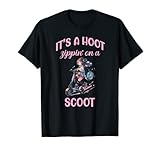 Patinete con cremallera en un patinete rápido y fresco Camiseta