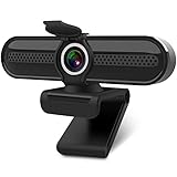 VIZOLINK Webcam 1080P con Micrófono para PC, Full HD Cámara Web USB para...