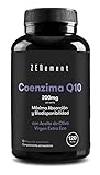 Coenzima Q10, 200 mg | 100% Pura Fermentada Naturalmente, 120 Perlas (Suministro para 4...