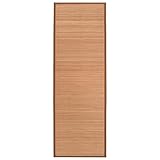 Yoga & Pilates - Ejercicio & Fitness - Esterilla de yoga bambú 60x180 cm Marrón