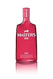 Master's Gin Pink - Ginebra Premium Rosa fresa y frambuesa, botella 700 ml