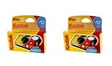 KODAK - Cámaras deshechables con Flash (39 exposiciones, 2 Unidades), multicolor