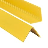 ProfiPVC Perfil angular de PVC 50x50mm, 100cm - ángulo pvc, autoadhesivo listón de...