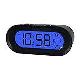 Elbe RD700N Reloj Despertador con TERMÓMETRO Y Calendario