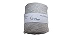 TRAPILLO CLÁSICO ALGODÓN EN COLOR gris suave motas BOBINA GRANDE DE 14 CM DIÁMETRO,...