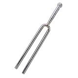 IKadiya Diapasón 12 cm, Acero Inoxidable Diapasones Estándar A440 Hz Herramienta de Tono...