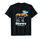 Stowe Vermont EsquÃ­ MontaÃ±as Stowe VT Alce Camiseta