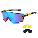 Long Keeper Gafas Ciclismo Hombres Mujeres Gafas de Sol Deportivas Polarizadas Gafas...