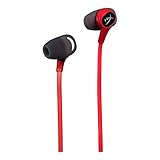HyperX Earbuds – Auriculares con micrófono Integrado, color rojo