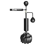 Bola de boxeo de pie, con soporte de marco de reflexión de 360 ​​°, bolso de...