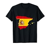 Divertido Camisa Con La Bandera De España Orgulloso De Ser E Camiseta