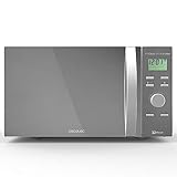 Cecotec Microondas con Grill ProClean 9110 FullInox. 1000 W, 30 Litros, 5 niveles de...