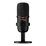 HyperX SoloCast – Micrófono de condensador USB para juegos, para PC, PS4 y Mac, sensor...