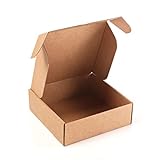 Only Boxes, Pack 20 Cajas de Cartón Kraft Para Envío Postal, Caja de Cartón...