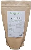 Biorganic Xilitol 1 Kg - 100% Natural - Sin MGOs - Azúcar de Abedul - Sin gluten -...