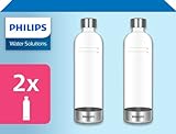 Philips Water Botella Cabornating DOBLE PACK ADD916/10, 2x 1L, compatible con Sodastream,...