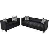 Mogou Conjunto de sofás de 2 y 3 plazas, Sofa Cama, Sofas De Salon, Sillón Sofá Cama,...