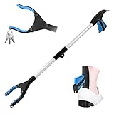 Awsuc Pinza Larga, Alcanzar Objetos 81cm Herramienta de Captura Plegable, Diseño con...