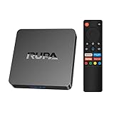 RUPA Android TV Box, IPTV Box 11.0 RAM 4GB ROM 64GB Amlogic S905Y4 Soporte 4K 3D BT5.0...