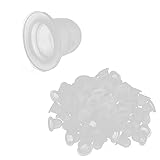 Copas de tinta para tatuaje, Copas de pigmento de maquillaje de tatuaje, 100pcs / set Copa...