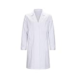 MISEMIYA - Bata Laboratorios Unisex Bata Blanco Uniforme Laboral CLINICA Hospital Limpieza...