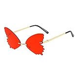 Dinnesis Gafas de piloto para hombre, efecto espejo, forma irregular, retro, gafas de sol,...