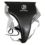 Playwell Krav Maga Mujer Vinilo Lujo Acolchado Protector Ingle - Negro, Medium