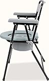 Silla WC Inodoro Adultos, Tapa, Conteras Antideslizantes, Asiento Y Reposabrazos...