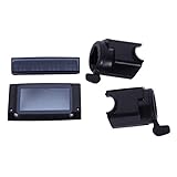 Geroosaty Protector de pantalla LCD con pedal de gas, freno de manillar, cubierta de luz...