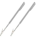 Greluma 2 Pcs Pinza de cocodrilo telescópica,abrazadera de cocodrilo telescópica de...
