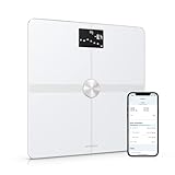 Withings Body+ Bascula de baño inteligente grasa corporal y muscular, sincronización con...