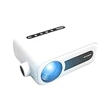 Proyector con 5G WiFi Proyector de películas for exteriores Altavoz incorporado Pantalla...
