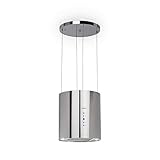 Klarstein Barett - Campana extractora aislada, Ø 35cm, Potencia de 190 W, Ventilación...