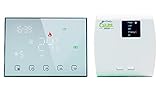 Qiumi RF Smart Wifi Termostato inalámbrico para calefacción individual de caldera de...