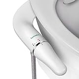 SAMODRA asiento de inodoro bidet extradelgado, no eléctrico, con doble boquilla, ahorro...