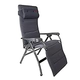 Crespo Tumbona Relax Ergonómico XL Air Deluxe Negro