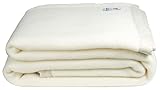Zenoni & Colombi Manta para Cama Grande en 100% Pura Lana Virgen Lambswool - Marchio...