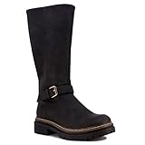Nautica Botas de equitación para mujer con caña alta hasta la rodilla, Black-talor, 42...