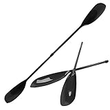 FEBT Remo para canotaje, 220 cm / 86.6 Pulgadas, Remo para Kayak Desmontable de Fibra de...