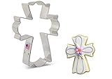 Ann Clark Cookie Cutters Cortador de galletas cruz elegante grande por Flour Box Bakery -...
