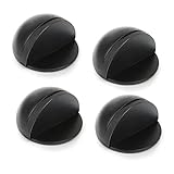Tope de Puerta para Suelo, UKOFEW Topes para Puertas de Piso de Acero Inoxidable, 4 Piezas...