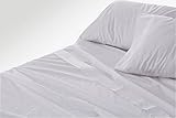 Burrito Blanco Sábanas de Hostelería | Juego de Sábanas 120x190/200 | Ropa de Cama...