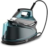 Rowenta Compact Steam Pro - Centro de planchado, 6.3 bares de presión, golpe de vapor de...