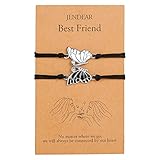 JENDEAR Pulsera Amistad, Pulsera Mariposa Mujer Niña Regalo Amiga Cumpleaños Hilo Negro...